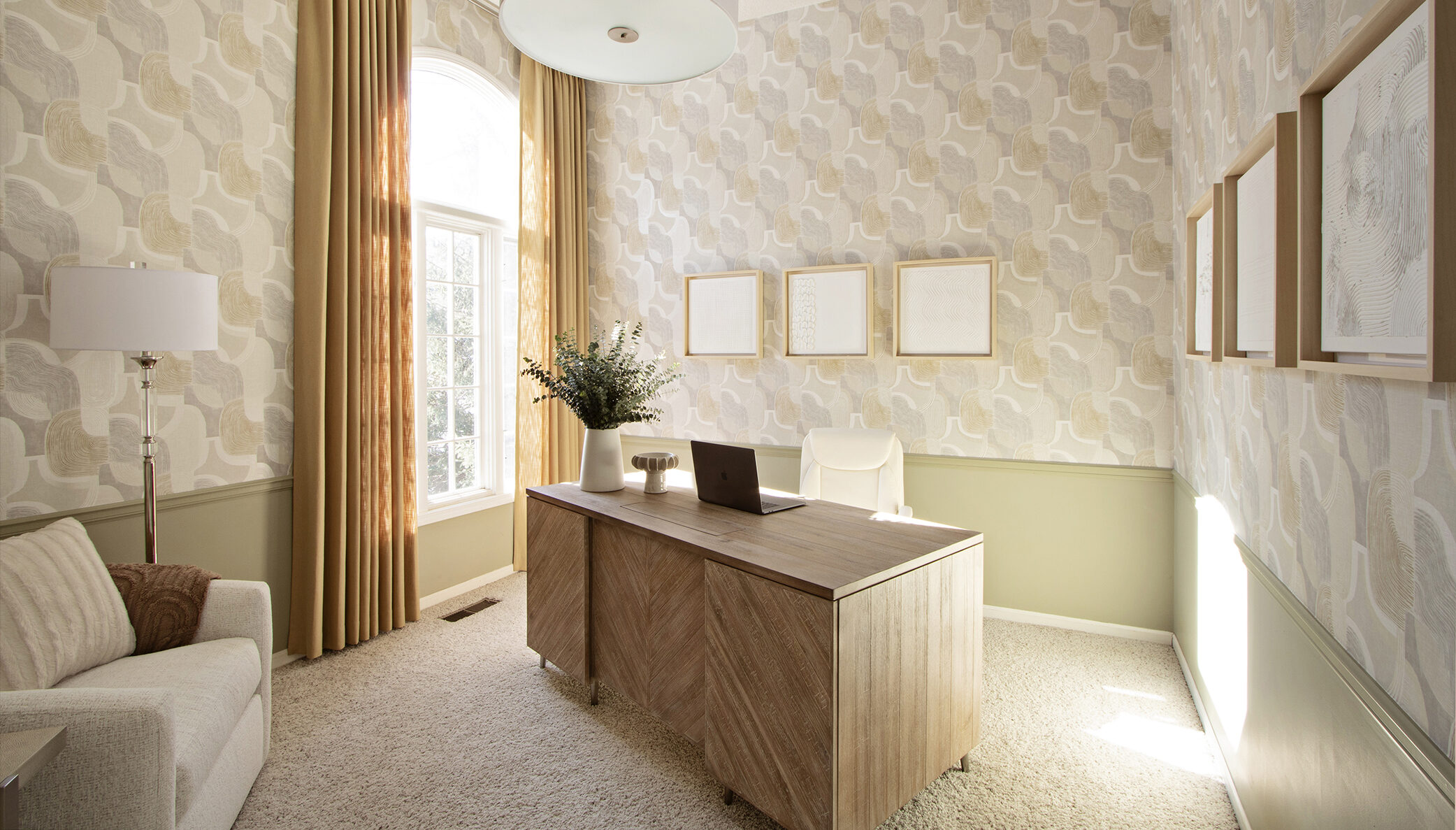Home Office with Natural Light